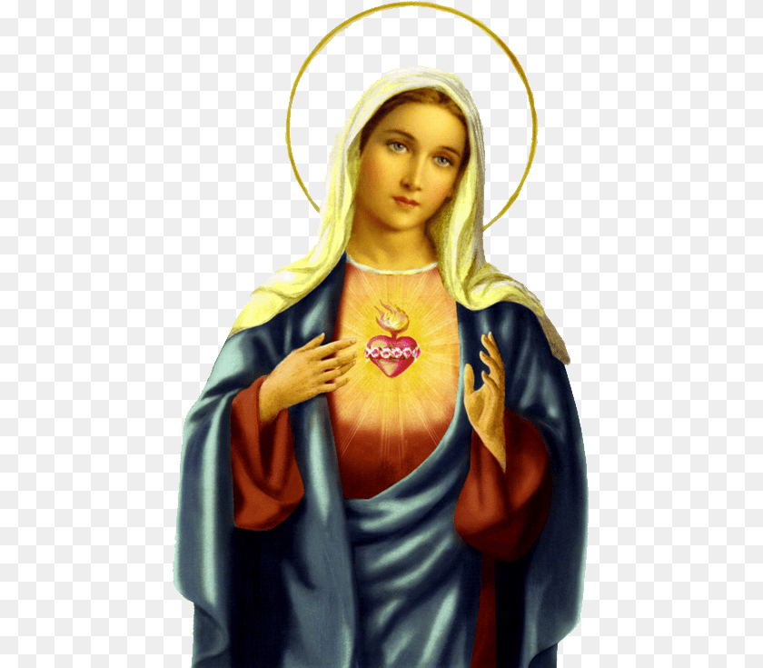 462x735 Immaculate Heart Of Mary, Adult, Person, Female, Fashion Clipart PNG