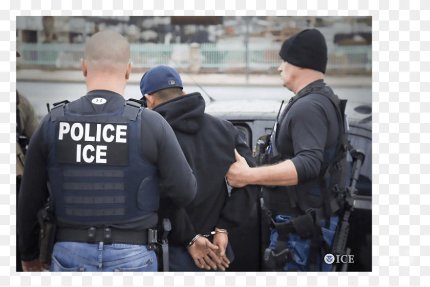 868x558 Immigration And Customs Enforcement Arrest, Police, Person, Human HD PNG Download