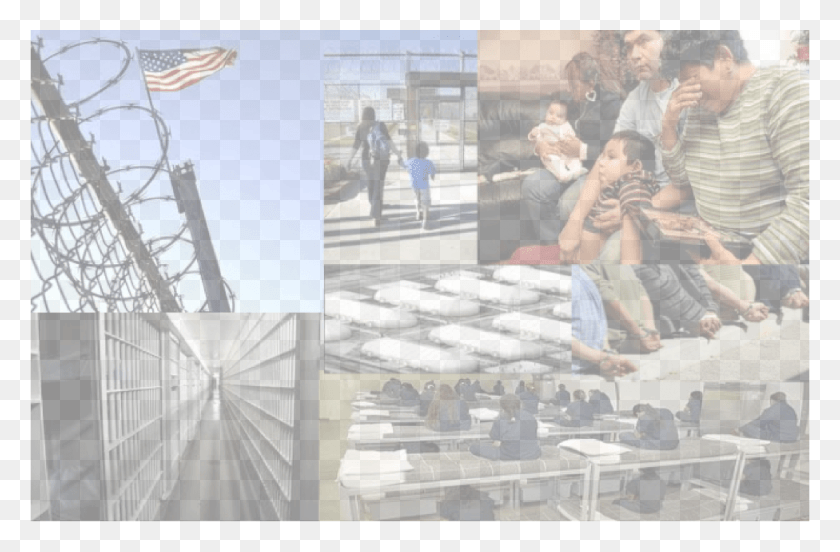 976x616 Иммиграционное Задержание В Америке Архитектура, Человек, Человек, Флаг Hd Png Скачать