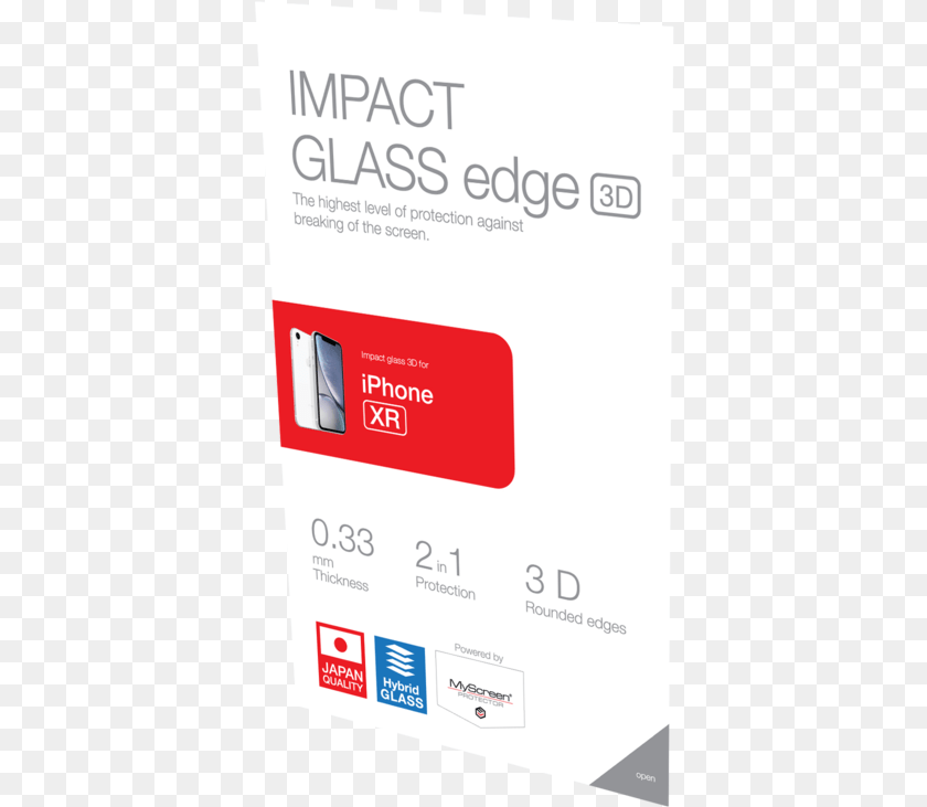382x731 Impact Glass 3d For Iphone Xr Xr11 Edge Vertical, Advertisement, Poster, Computer Hardware, Electronics Clipart PNG