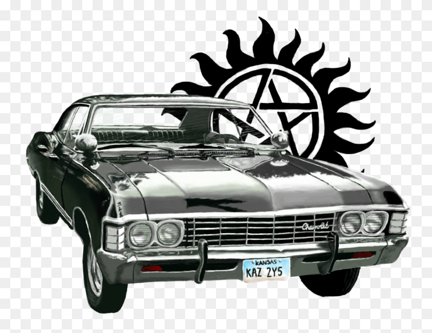 1017x766 Impala Clipart Sobrenatural, Coche, Vehículo, Transporte Hd Png