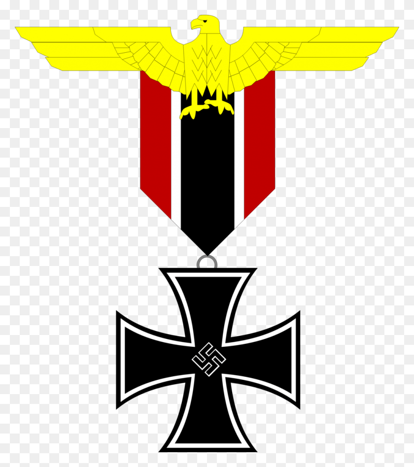 1024x1166 Imperial Eagle The German Empire Medal 2 By Jmk Prime Iron Cross Clipart, Symbol, Emblem, Logo HD PNG Download