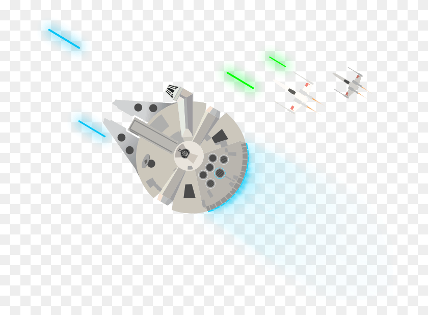 704x558 Imperial Group Rocks Rightside Millenium Falcon Rotor, Spoke, Machine, Light HD PNG Download
