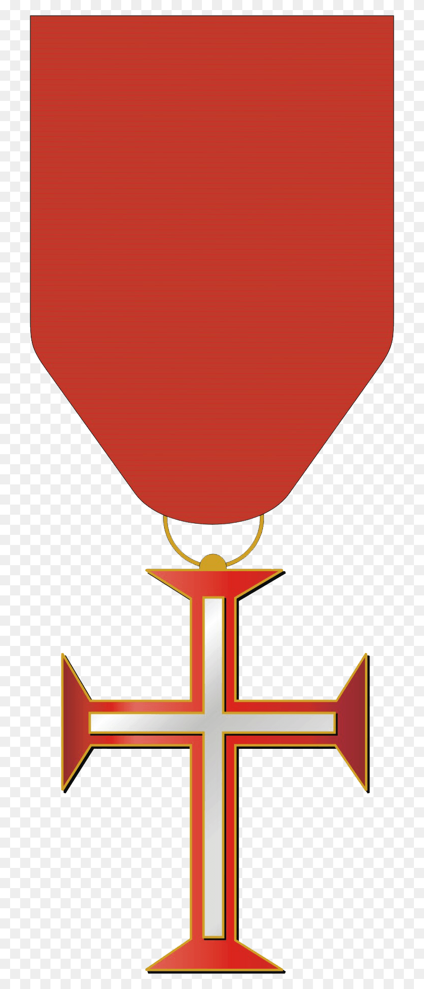 722x1900 Imperial Ordem De Cristo, Lamp, Cross, Symbol HD PNG Download