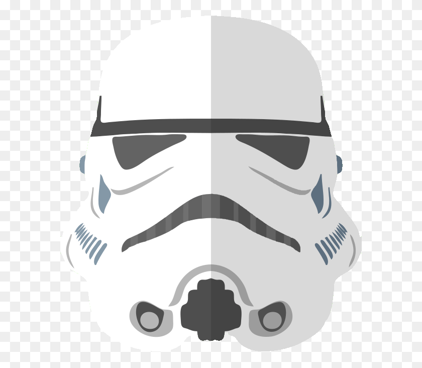 600x672 Imperial Stormtrooper Illustration, Label, Text, Head HD PNG Download
