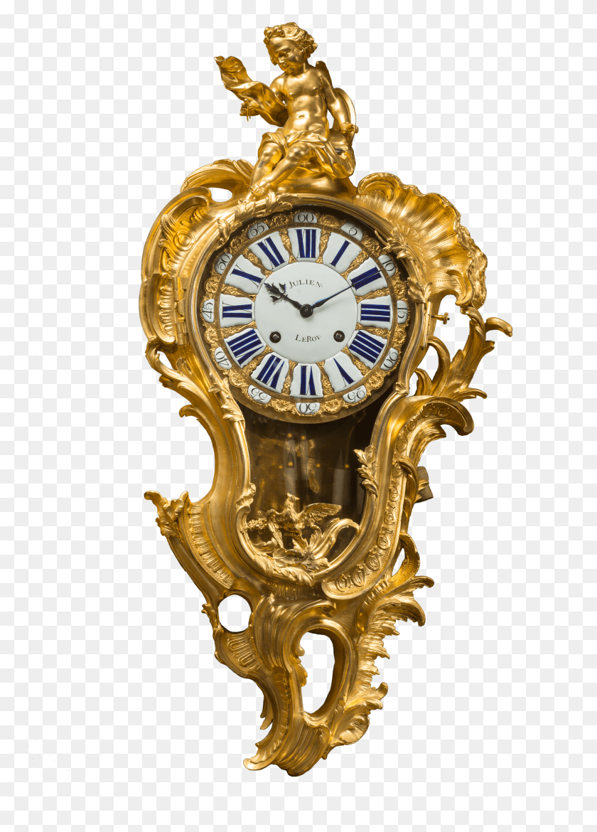 2033x2895 Important Gilt Bronze Cartel Clock Allegory Of Geometry Cartel Caffieri HD PNG Download