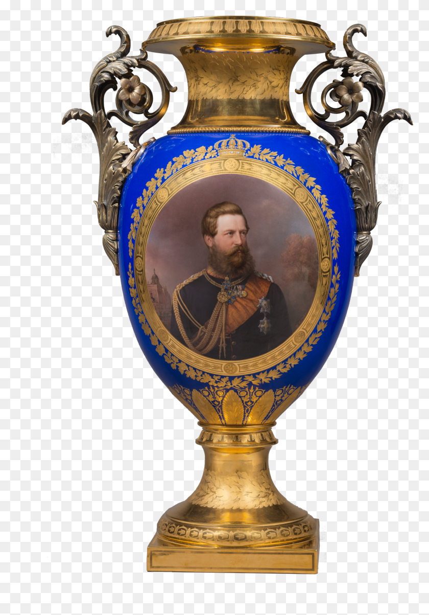 1811x2654 Important Polychrome Porcelain Royal Vase With The Antique HD PNG Download