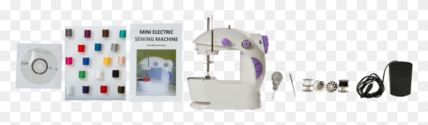 2332x559 In 1 Mini Sewing Machine Machine, Sewing, Electrical Device, Appliance HD PNG Download