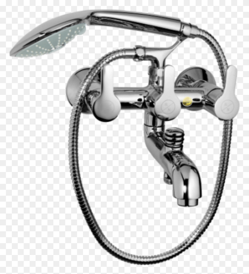 787x872 In 1 Wall Mixer Telephonic With Crutch Shower Head, Shower Faucet, Indoors, Sink HD PNG Download