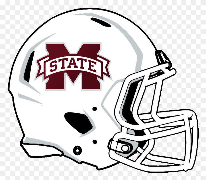 872x756 In 2015 The Bulldogs Wore White Helmets For The First Mississippi State, Clothing, Apparel, Helmet HD PNG Download