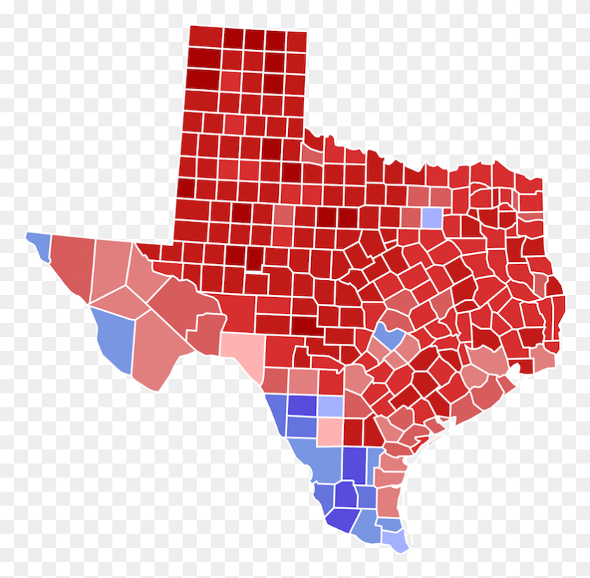 782x765 In A Redder Than Red State What Does It Mean To Be Texas Senate Map 2018, Diagram, Plot, Giraffe HD PNG Download