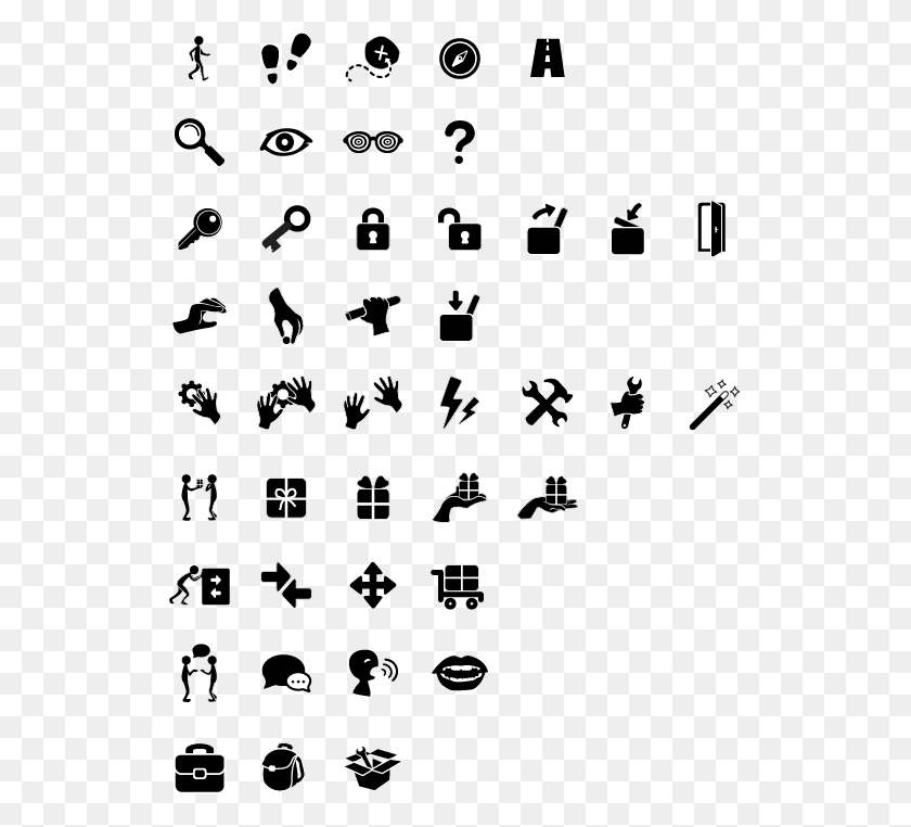 527x702 In Addition She Created Adventure Game Icons Game Genre Icons, Symbol, Number, Text HD PNG Download