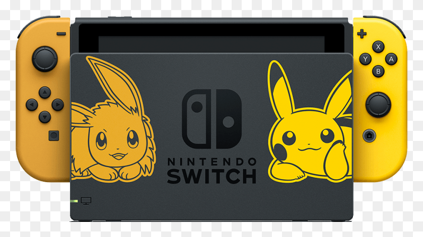 937x494 In Additional News Nintendo Announced A Switch Bundle Pikachu And Eevee Switch, Label, Text, Sticker HD PNG Download