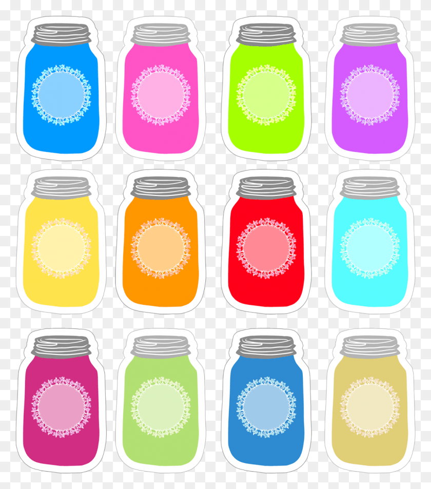 1117x1279 In Case You Haven39t Visited My Friend Linda39s New Blog Colorful Jar Clipart, Food, Honey, Beverage HD PNG Download