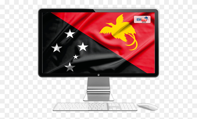 525x446 In Celebration Of Papua New Guinea39s 41st Year Of Independence Papua New Guinea Flag, Monitor, Screen, Electronics HD PNG Download