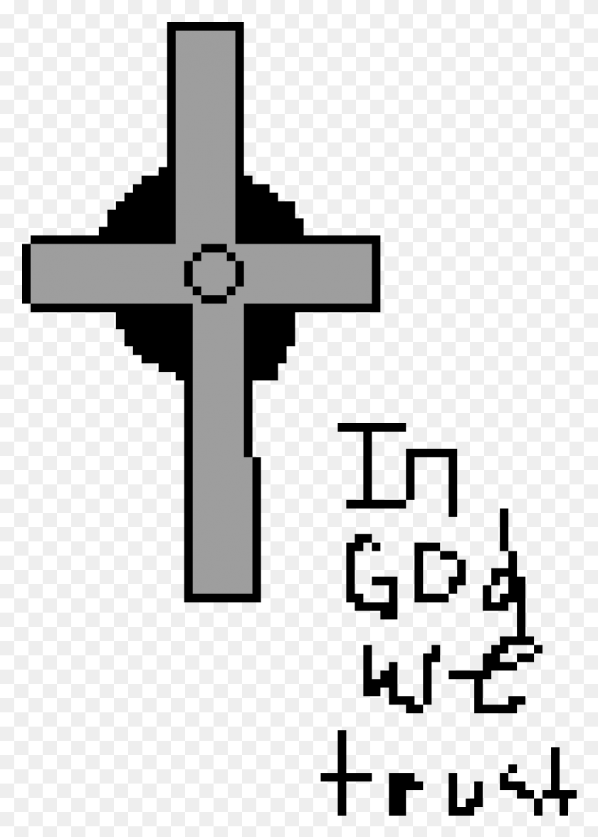 781x1117 In God We Trust Cross Cross, Symbol, Crucifix HD PNG Download