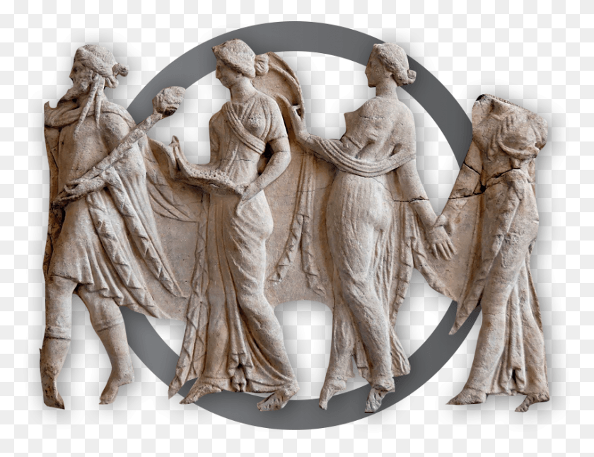 847x637 In Greek Mythology Carpo Refers To The Goddess Who Parthenon, Statue, Sculpture HD PNG Download