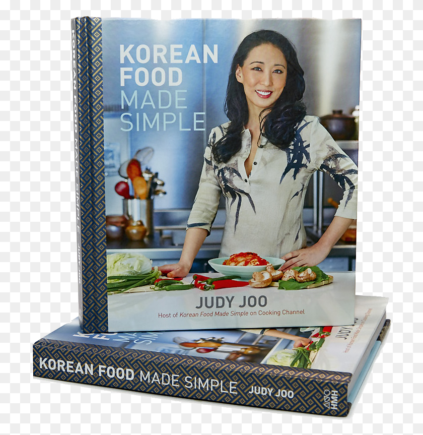 715x803 In Korean Food Made Simple Judy Joo Host Of The Cooking Korean Food Made Simple, Person, Human, Advertisement HD PNG Download