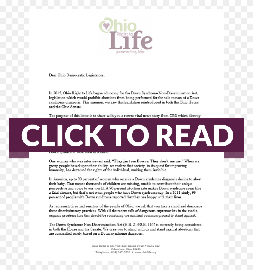 1013x1089 In Light Of This Heartbreaking Story From Cbs Ohio Right To Life, Flyer, Poster, Paper HD PNG Download