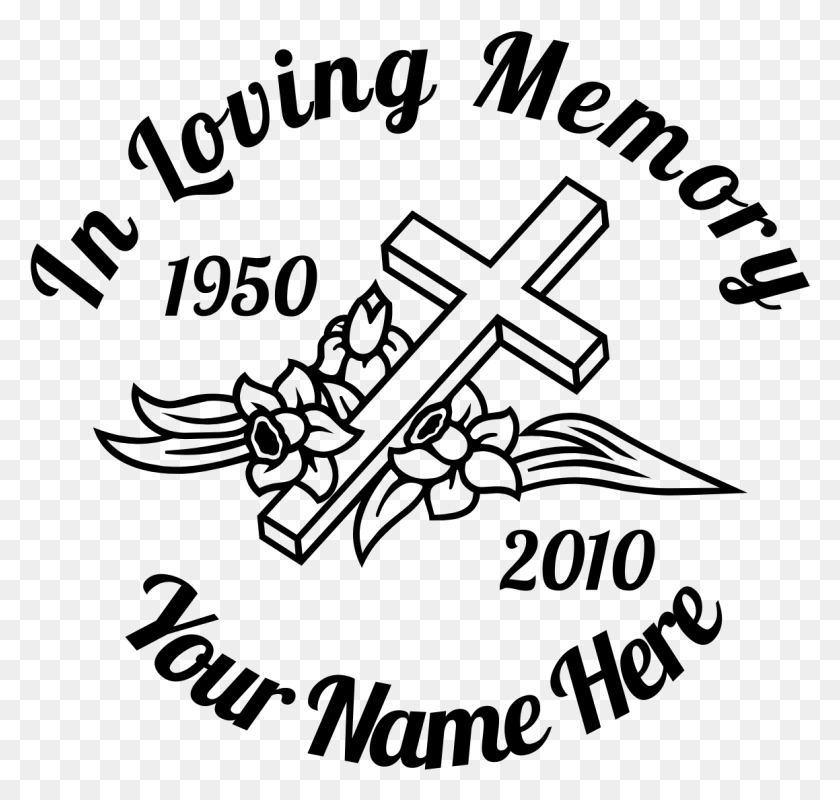 1159x1100 In Loving Memory Cross Clipart Loving Memory Sticker, Gray, World Of Warcraft HD PNG Download