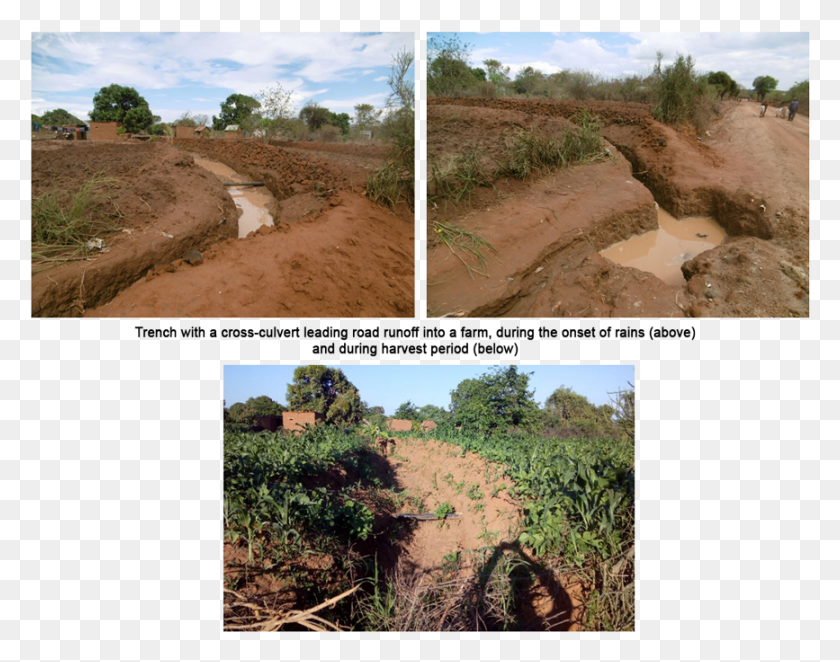 867x670 In Mbitini Kitui County Road Runoff Harvesting Is Agriculture, Soil, Ground, Nature HD PNG Download