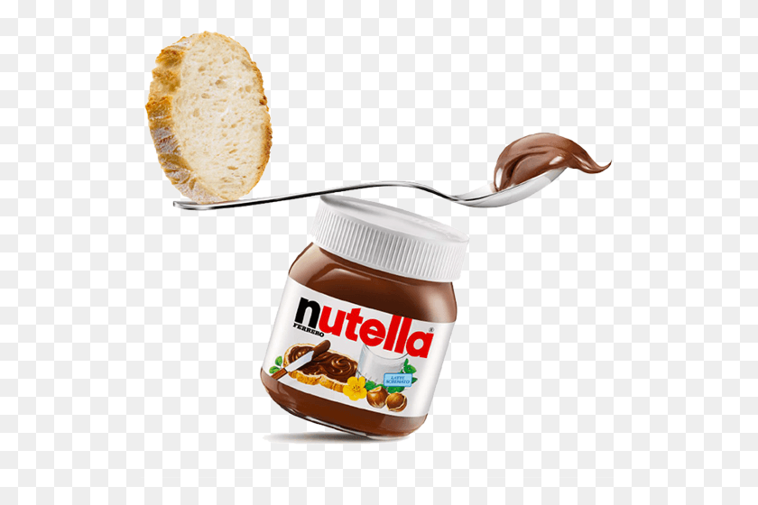 529x500 In Practice This Means That A Breakfast With A Single Nutella, Food, Peanut Butter, Jar HD PNG Download
