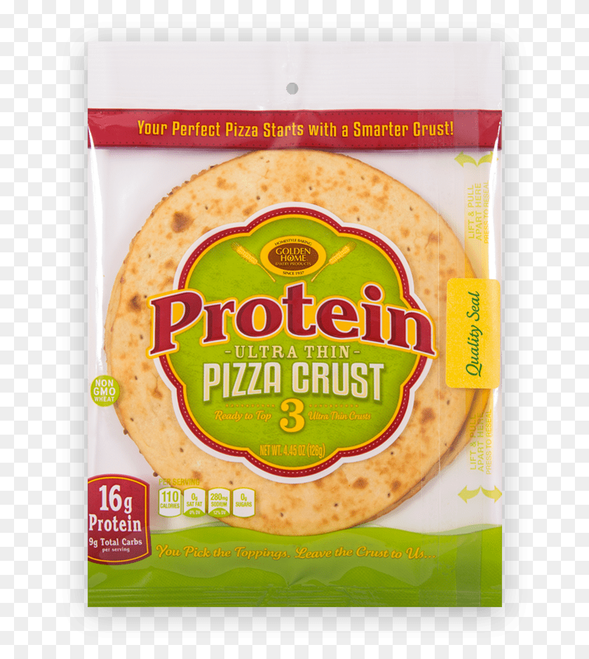 664x880 In Protein Ultra Thin Pizza Crust Corn Tortilla, Bread, Food, Pancake HD PNG Download