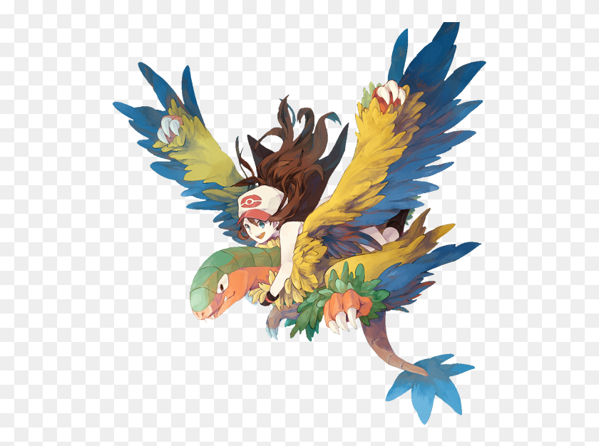 525x566 In Terms Of All Flying Types My Favourites Would Probably Pokmon, Bird, Animal, Parrot HD PNG Download