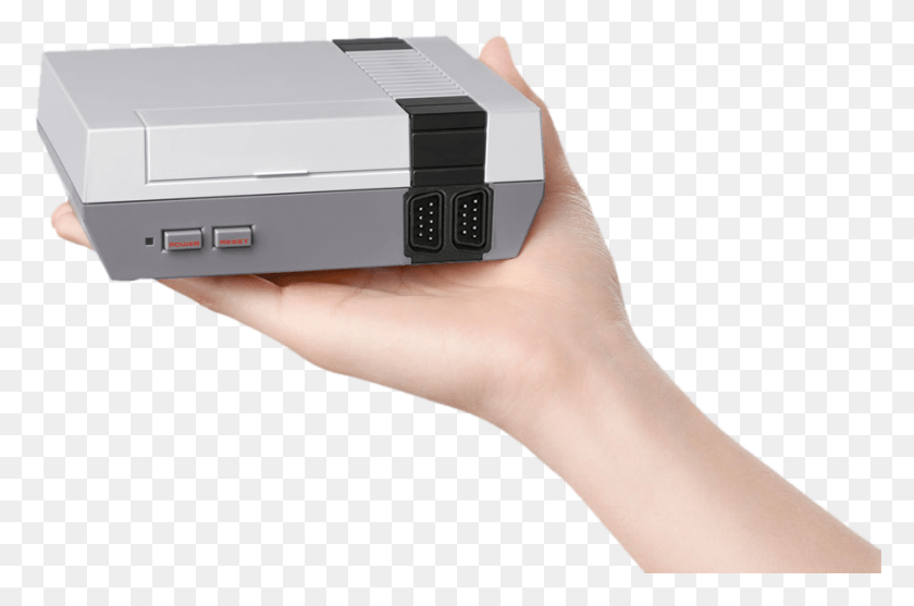 896x571 In The Box Nes Re Release, Person, Human, Projector HD PNG Download