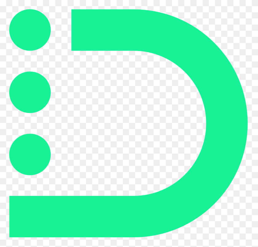 1000x954 Descargar Png In The Digital Icon Logo Círculo Verde, Texto, Símbolo, Alfabeto Hd Png