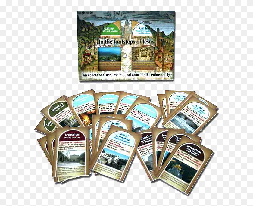 616x624 In The Footsteps Of Jesus Collectible Card Game, Label, Text, Driving License HD PNG Download