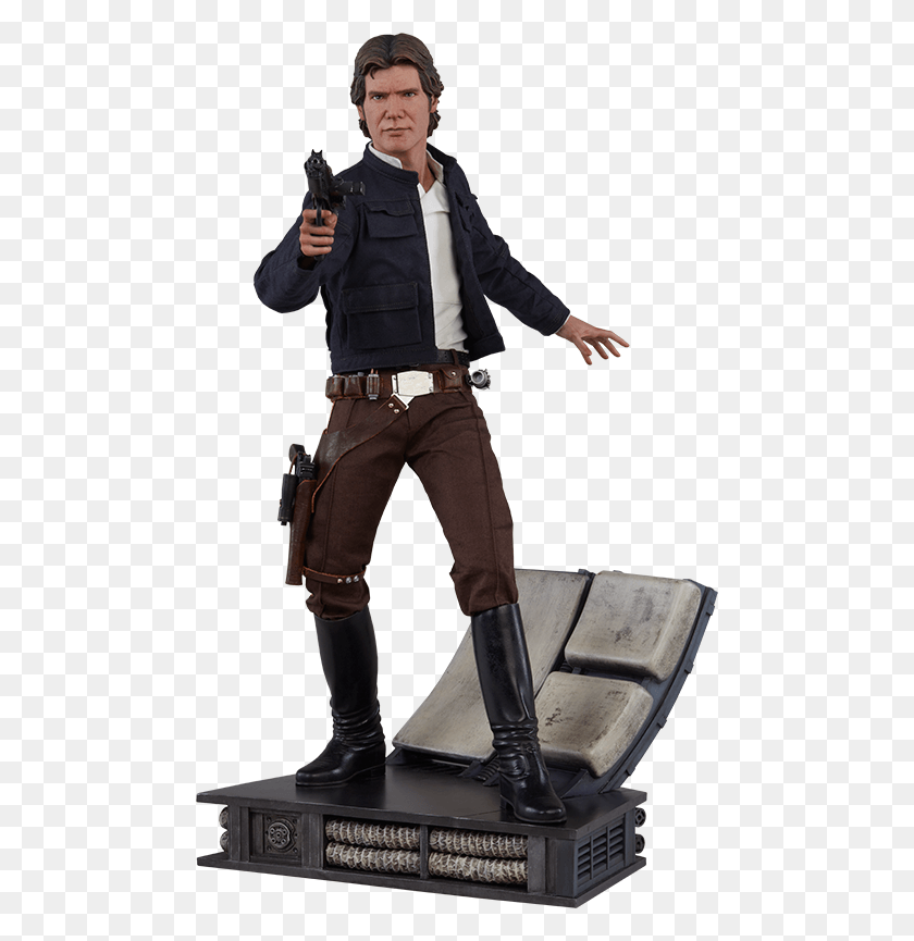 480x805 In The Images Published By Hot Toys Also Display Chewbacca Han Solo Figure, Clothing, Apparel, Person HD PNG Download