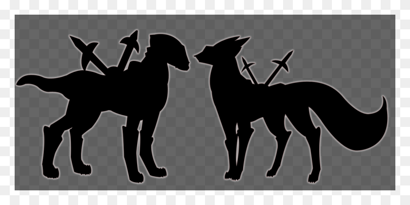 1200x554 В Последнем Обновлении Мы Выявили Две Странные Фигуры Древних Пород Собак, Трафарет, Антилопа Png Скачать
