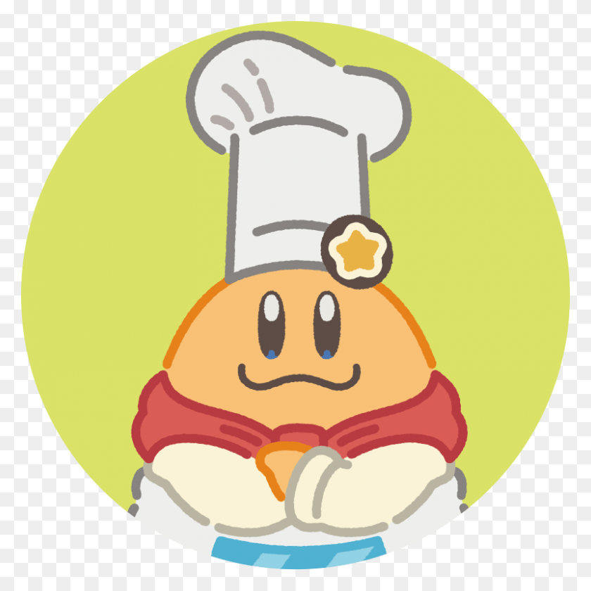 800x801 Mientras Tanto, Aquí Hay Algunas Piezas De Kirby Caf Kirby Cafe Chef Kawasaki, Comida Hd Png