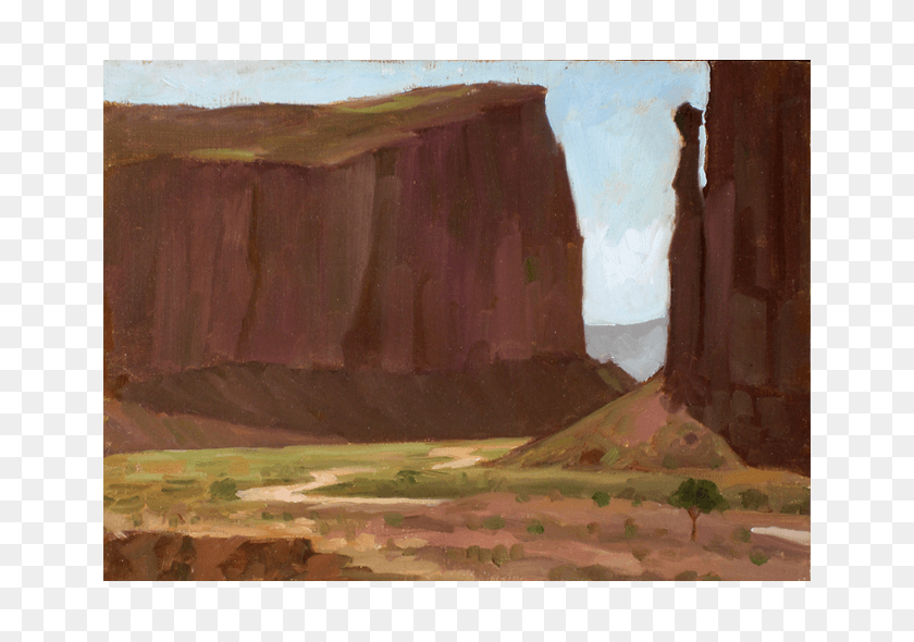 700x530 In The Monument Valley Painting, Nature, Outdoors, Mesa HD PNG Download