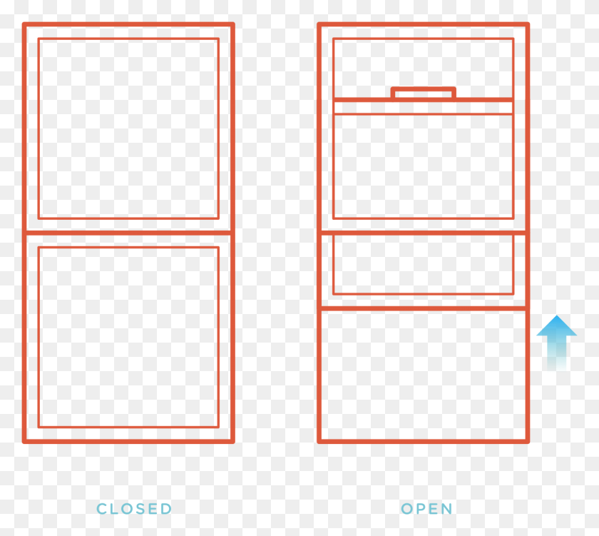 1293x1146 In The Single Hung Window The Bottom Sash Moves Up Colorfulness, Furniture, Shelf, Cupboard HD PNG Download