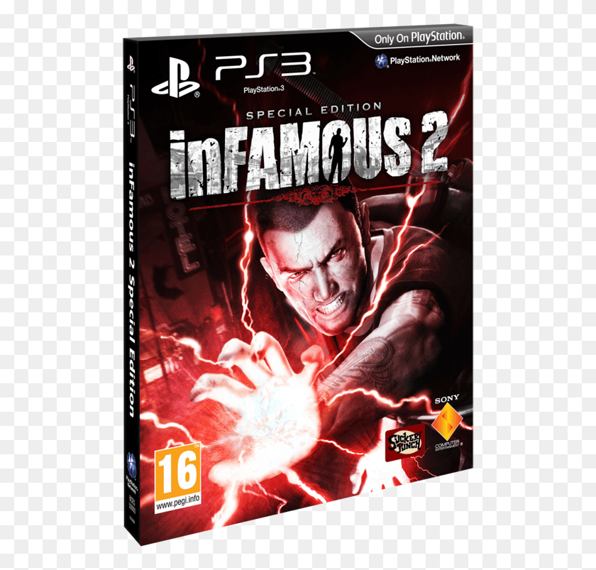 500x743 In The Special Edition You Will Receive A Voucher Code Ps3 Infamous 2 Special Edition, Poster, Advertisement, Flyer HD PNG Download