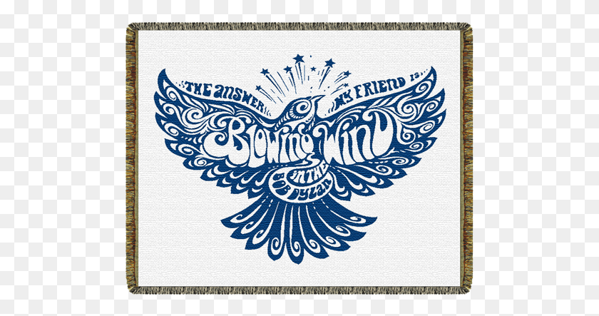 489x383 In The Wind Tapestry Blanket Emblem, Doodle HD PNG Download