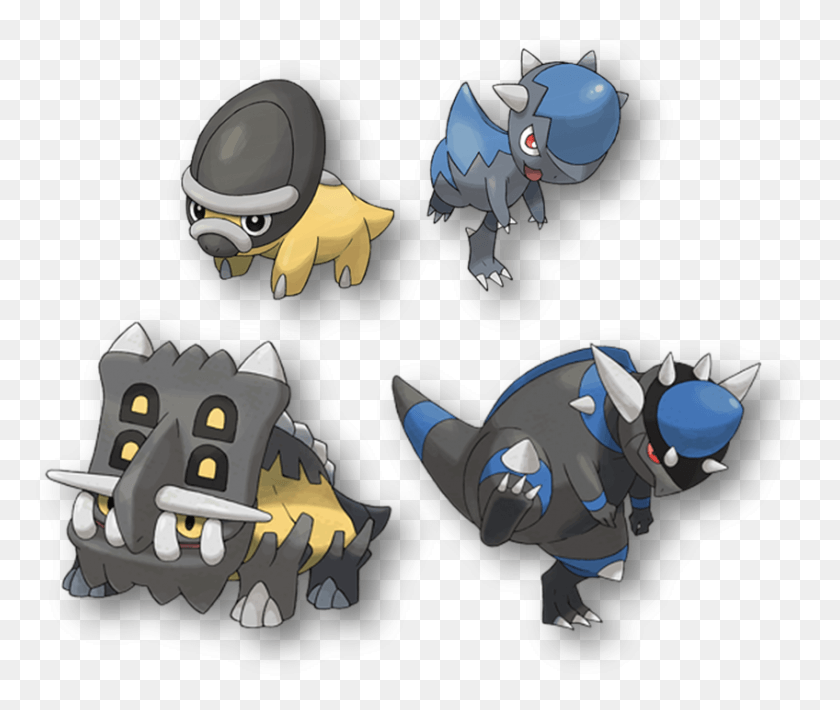 848x707 In Theory A Pair Of Pokemon Based On The Pachycephalosaur Bastiodon Pokemon Go, Animal, Mammal, Hand HD PNG Download