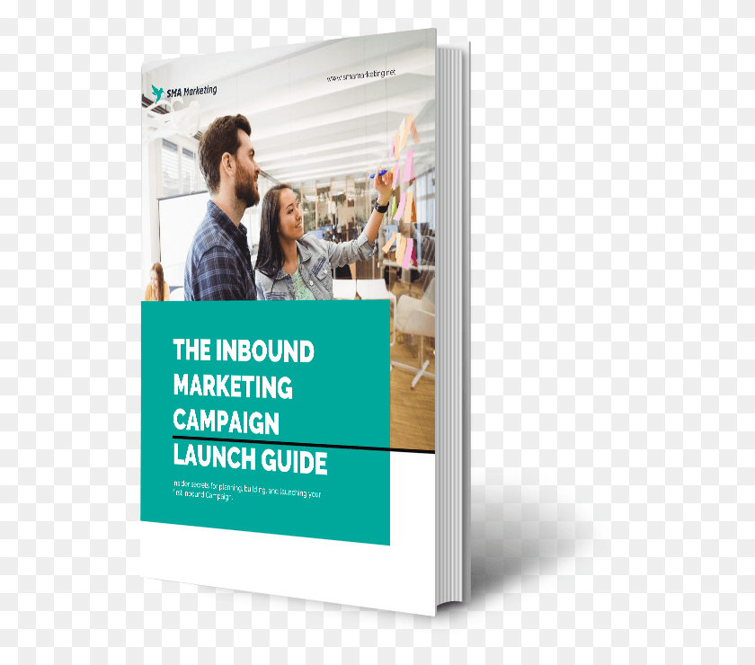 529x680 Inbound Marketing Campaign Launch Guide Ebook Cover Banner, Person, Human, Electronics Descargar Hd Png