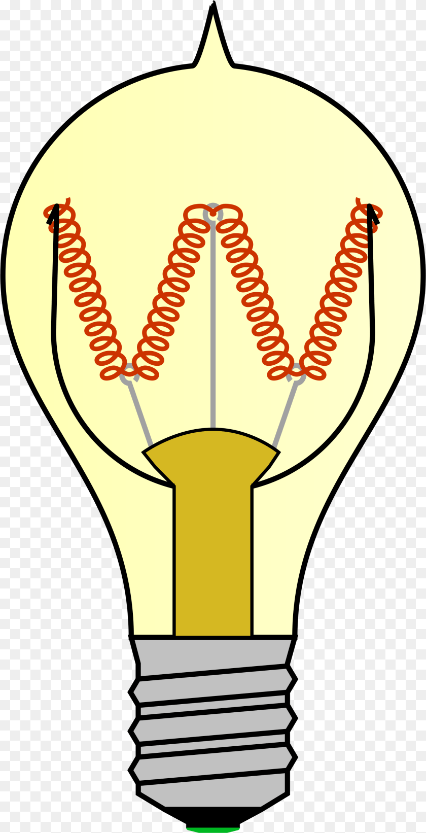 1882x3678 Incandescent Old Light Bulb Emblem Cartoon Bulb Diagram, Lightbulb Clipart PNG