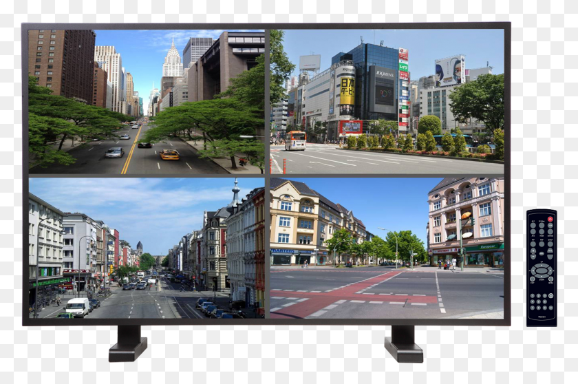 1288x823 Inch Cctv Led Monitor Watermark Image Led Monitor For Cctv, Road, Collage, Poster HD PNG Download