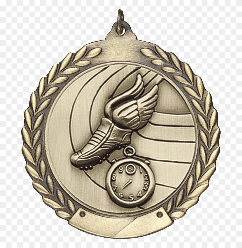 693x800 Inch Die Struck Medal For Track Amp Field Events Gold Medal Field Hockey, Symbol, Logo, Trademark HD PNG Download