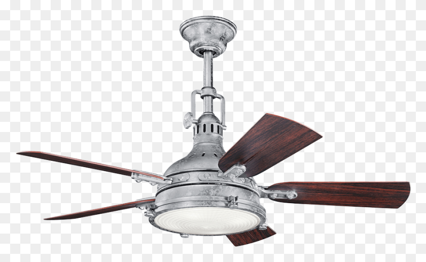 889x520 Inch Flush Mount Ceiling Fan Kichler Hatteras Bay, Appliance, Ceiling Fan, Lamp HD PNG Download