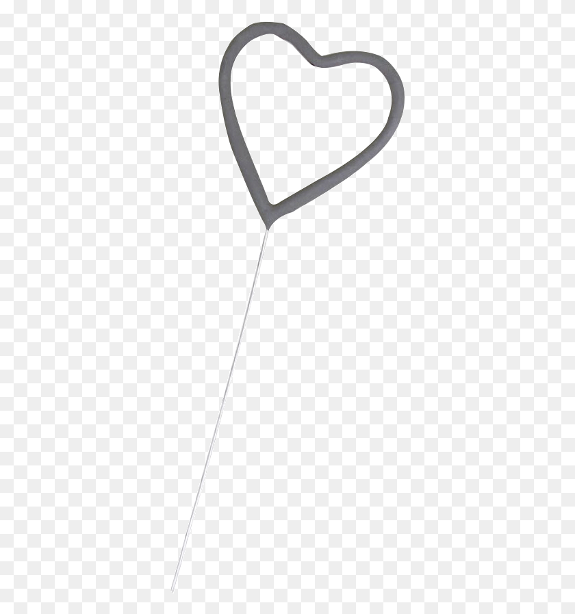 344x837 Inch Heart Shaped Sparklers Heart, Symbol, Weapon, Weaponry HD PNG Download