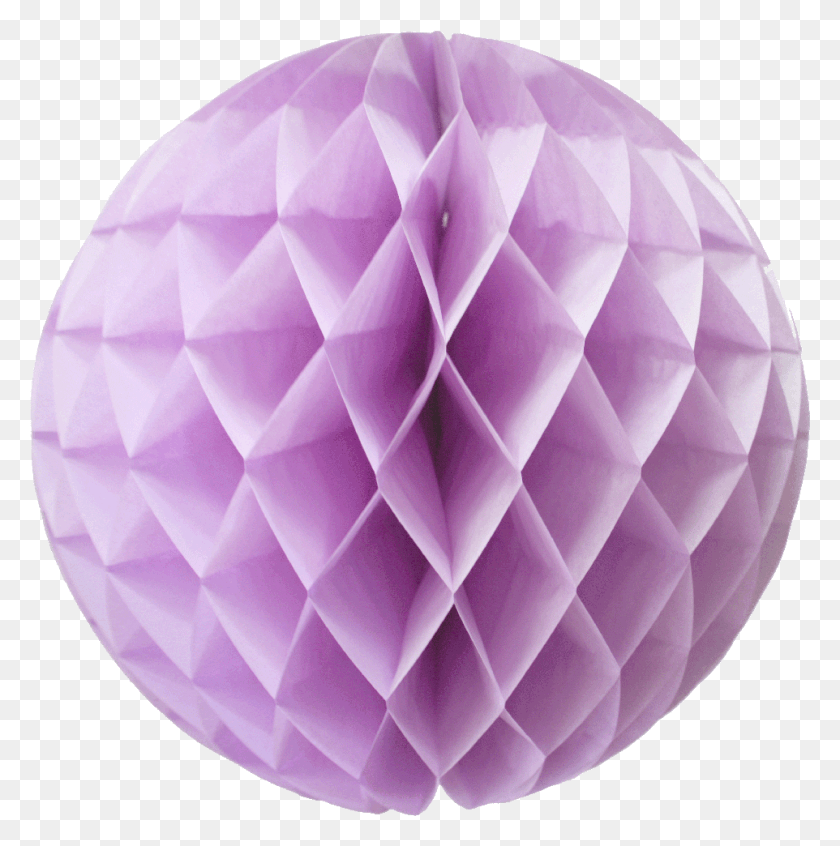 962x970 Inch Lavender Honeycomb Lanterns Ball Decor Paper, Diamond, Gemstone, Jewelry HD PNG Download