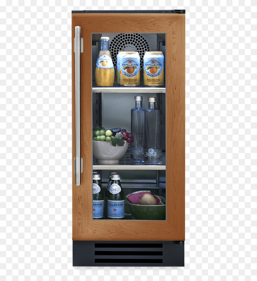 373x858 Inch Overlay Glass Door Undercounter Refrigerator True Undercounter Refrigerator Freezer, Furniture, Cupboard, Closet HD PNG Download