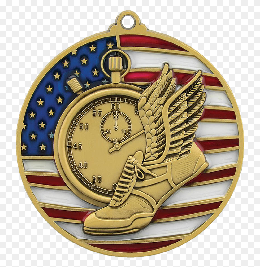 739x802 Inch Patriotic Medal For Track Amp Field Events Medal, Logo, Symbol, Trademark HD PNG Download