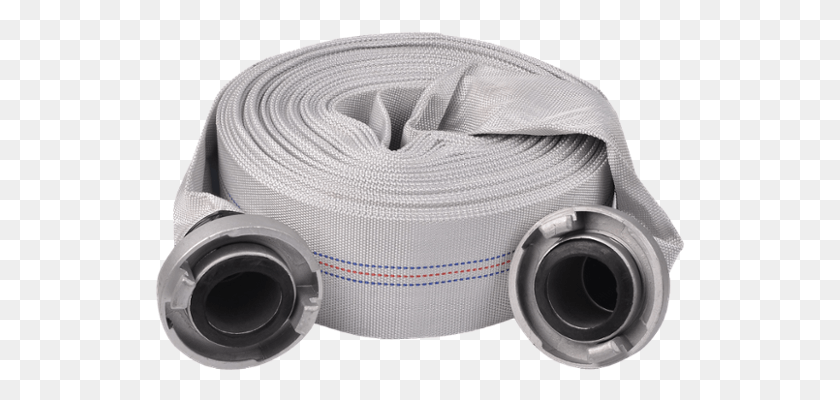 531x340 Inch Pvc Lining White Fire Hose Reel Connected With Belt, Hose, Strap HD PNG Download