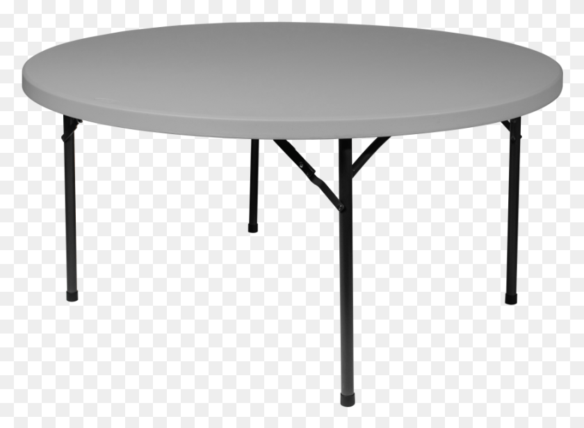 870x621 Inch Round Plastic Blow Mold Folding Table Garden Furniture, Tabletop, Coffee Table, Dining Table HD PNG Download